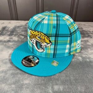New Era 9FIFTY NFL Jacksonville Jaguars Sideline Statement SnapBack Hat Teal NWT
